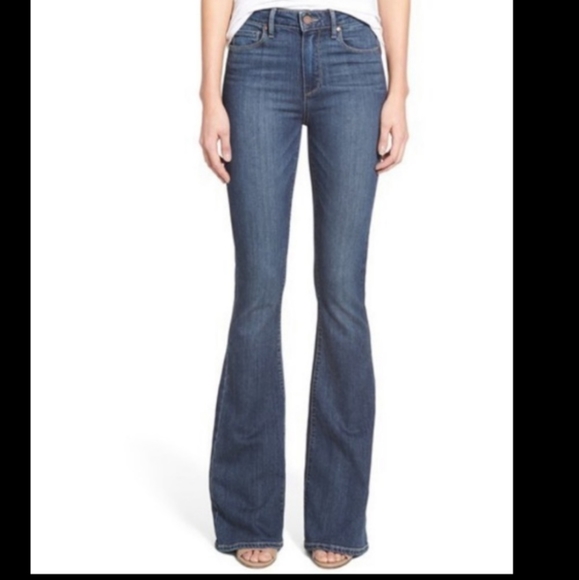 PAIGE Denim - PAIGE HIGH RISE BELL CANYON FLARE JEANS - SIZE 27